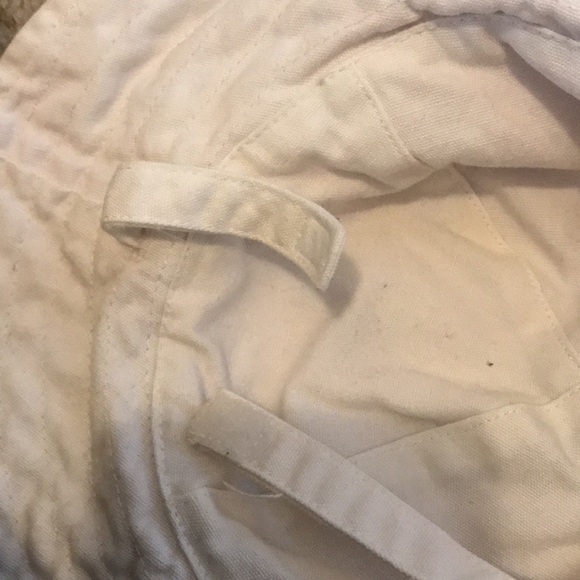 Pink Baby sun hat Velcro straps.Reversible. - Picture 3 of 3